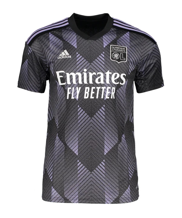 adidas Olympique Lyon Trikot UCL 2022/2023 Schwarz