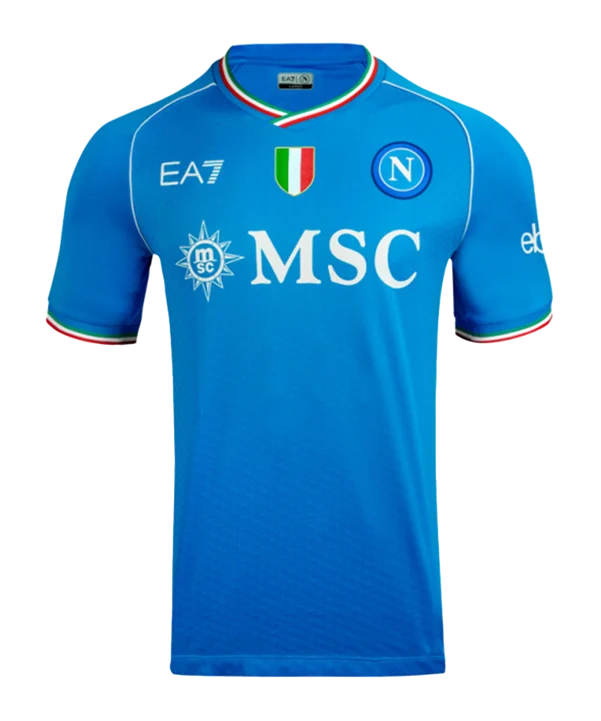 EA7 SSC Neapel Trikot Home 2023/2024 Hellblau